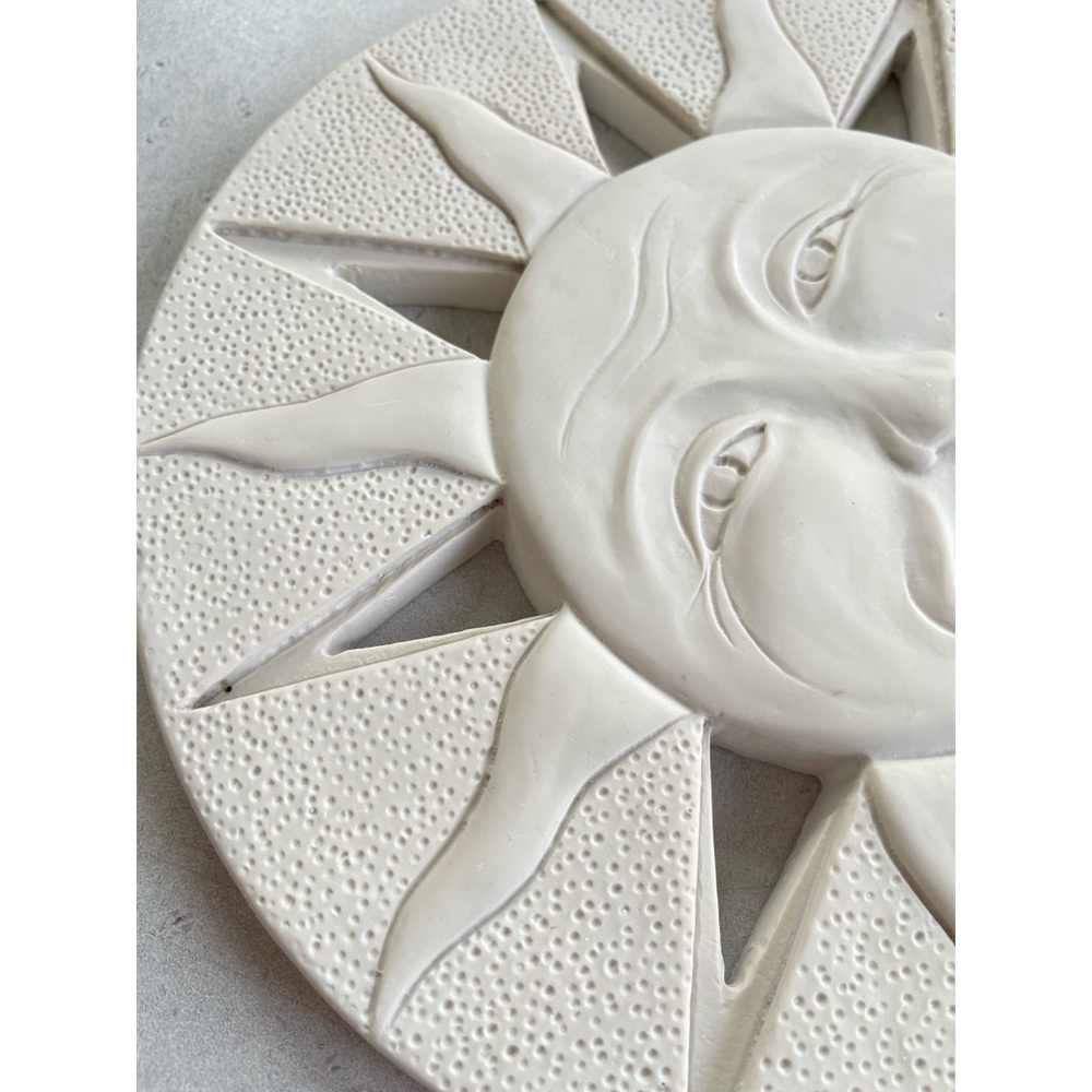 Vintage Goose Creek 90s Celestial Sun Face Wall Hanging Garden Decor - Picture 4 of 8